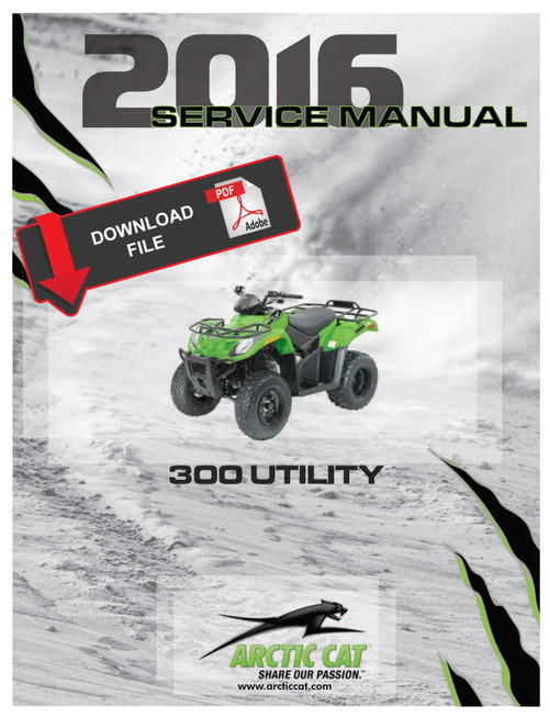 Arctic Cat 2016 ATV 300 2x4 Service Manual