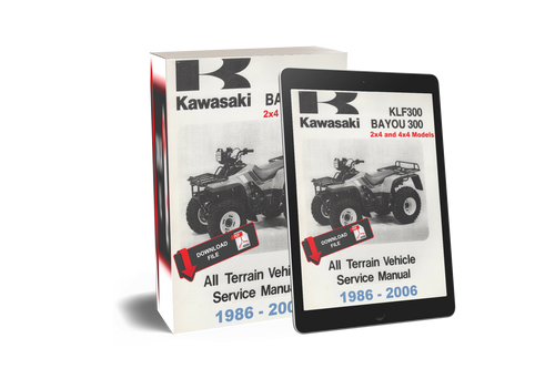 Kawasaki 1989 Bayou 300 Service Manual