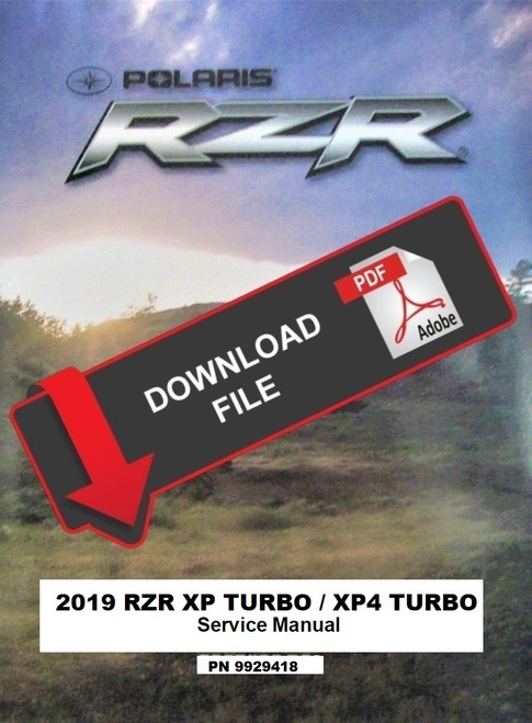 Polaris 2019 RZR XP Turbo Fox Edition Service Manual