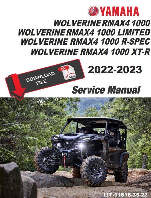 Yamaha 2023 Wolverine RMAX4 1000 R-Spec Service Manual