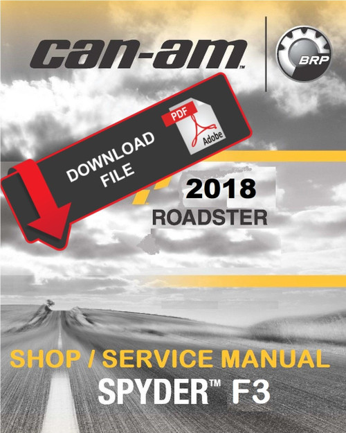 Can-Am 2018 Spyder F3 Service Manual