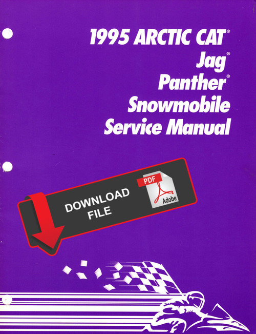 Arctic Cat 1995 Panther Deluxe Snowmobile Service Manual
