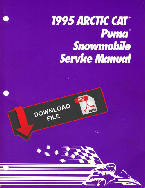 Arctic Cat 1995 Puma Deluxe Snowmobile Service Manual