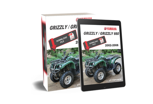 Yamaha 2002 Grizzly 660 4x4 Silver Service Manual