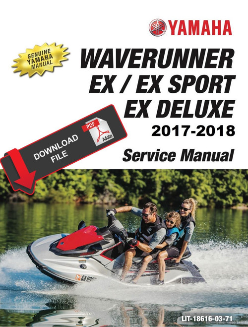 Yamaha 2018 Waverunner EX Service Manual