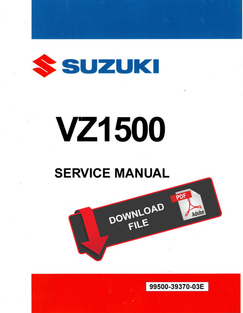 Suzuki 2009 VZ1500 Service Manual