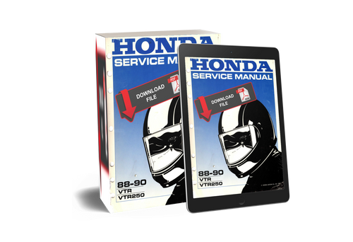 Honda 1988 Interceptor VTR 250 Service Manual