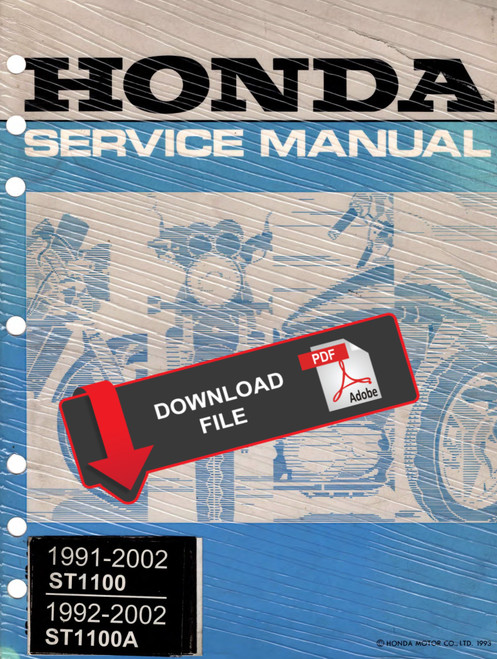 Honda 1991 ST1100 Service Manual