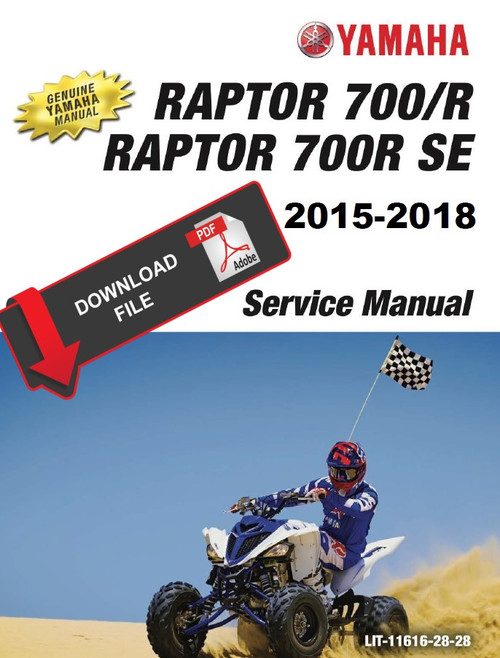 Yamaha 2018 Raptor 700 Service Manual