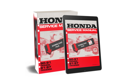 Honda 1995 TRX 200D Service Manual