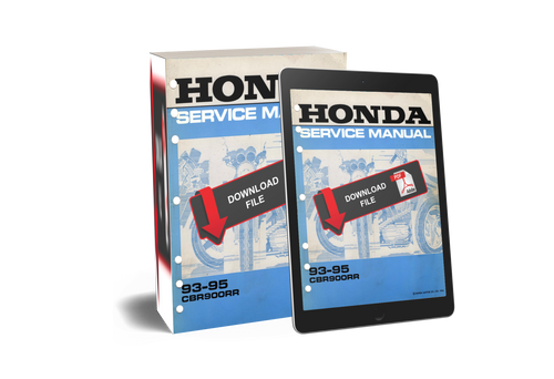 Honda 1993 CBR900RR Service Manual