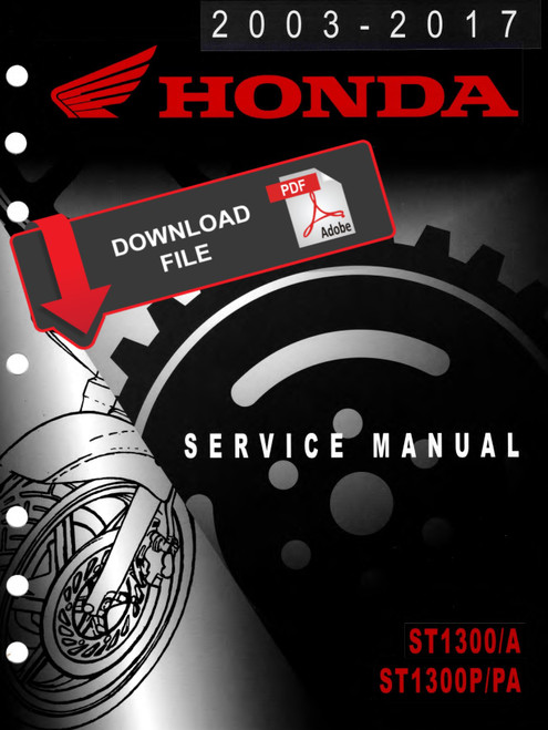 Honda 2012 ST1300 Service Manual
