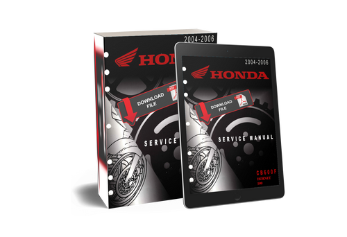 Honda 2004 Hornet Service Manual