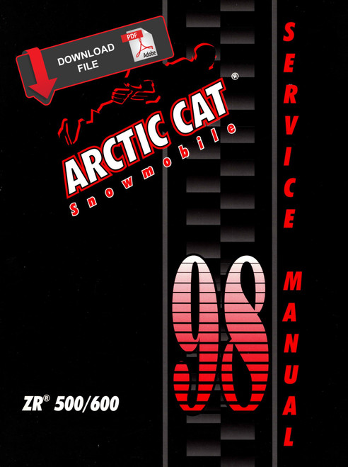 Arctic Cat 1998 ZR 500 Service Manual