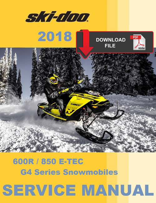 Ski-Doo 2018 MXZ TNT 850 E-TEC Service Manual