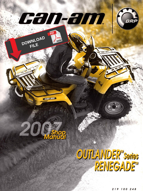 Can-Am 2007 Outlander MAX 400 HO XT Service Manual