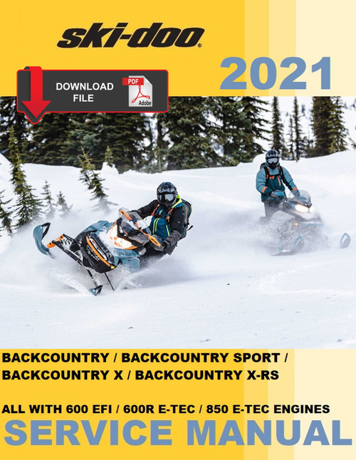 Ski-Doo 2021 Backcountry 600R E-TEC Service Manual