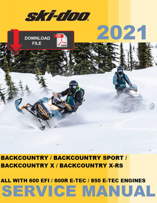 Ski-Doo 2021 Backcountry Sport 600 EFI Service Manual