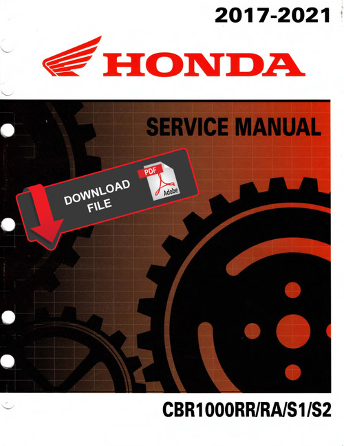 Honda 2018 CBR1000RR SP Service Manual
