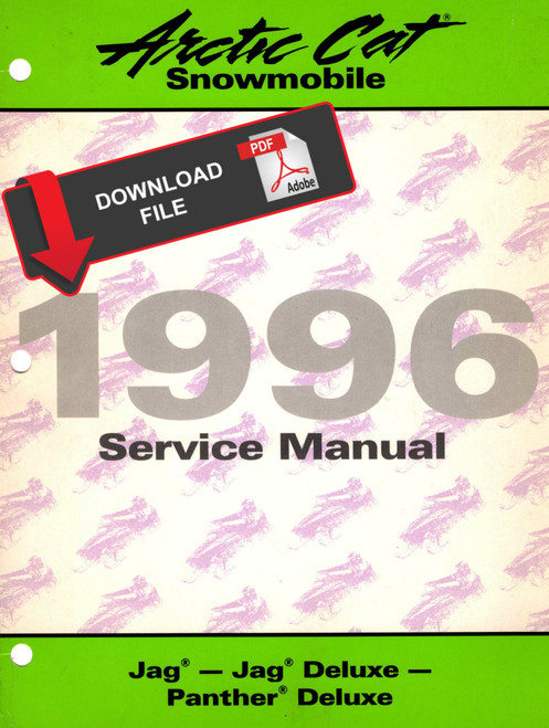 Arctic Cat 1996 Jag Snowmobile Service Manual