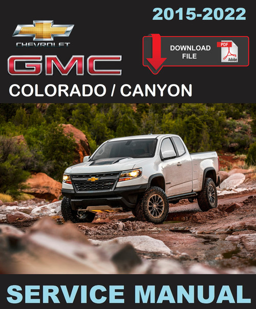 Chevy 2015 Colorado Extended Cab Service Manual