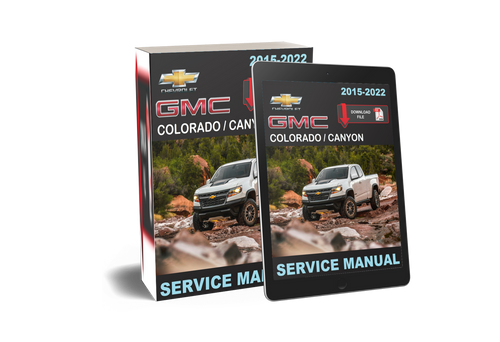 Chevy 2018 Colorado Service Manual