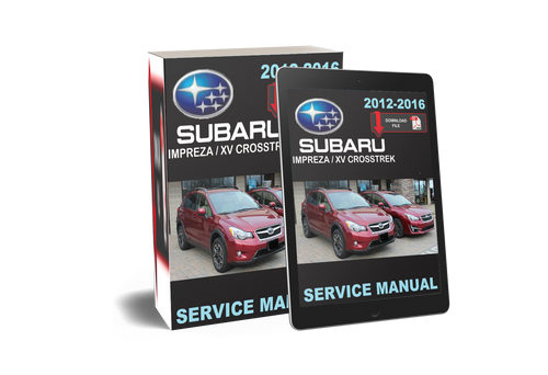 Subaru 2012 Impreza Sport Service Manual