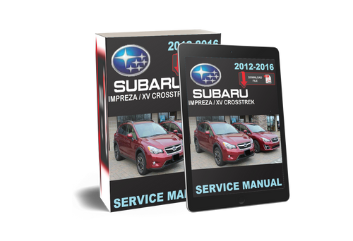 Subaru 2015 Impreza 2.0i Service Manual