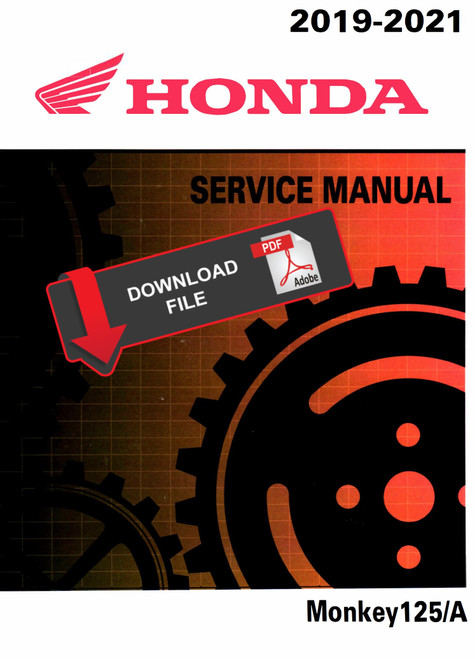 Honda 2021 Monkey 125A ABS Service Manual