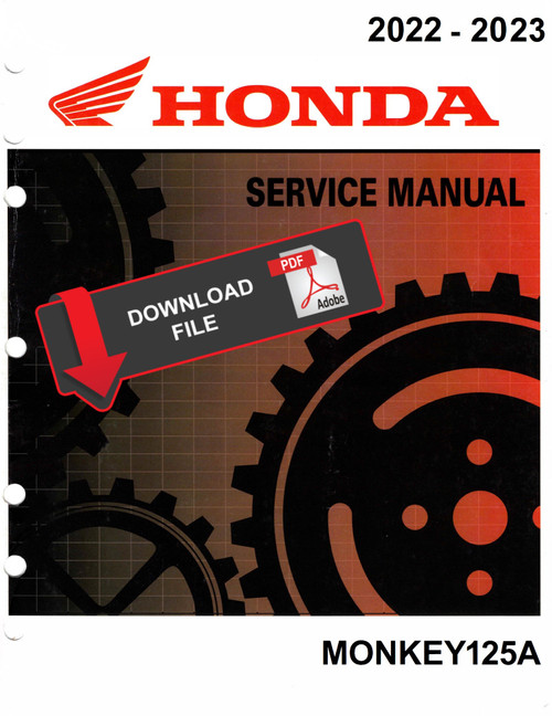 Honda 2022 Monkey 125A ABS Service Manual