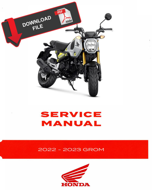 Honda 2023 Grom Service Manual