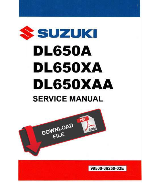 Suzuki 2021 V-Strom 650 XT Touring Service Manual