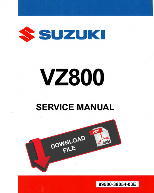 Suzuki 2009 Intruder M800 Service Manual