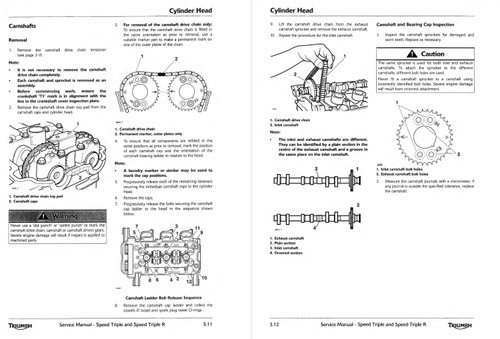 Triumph 2016 Speed Triple R Service Manual