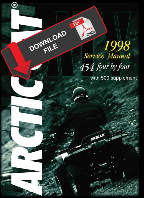 Arctic Cat 1998 500 4x4 ATV Service Manual