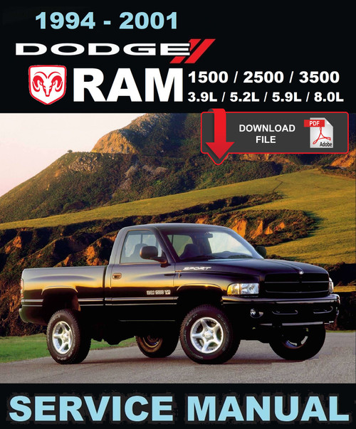 Dodge 1996 Ram 1500 3.9L V6 Service Manual