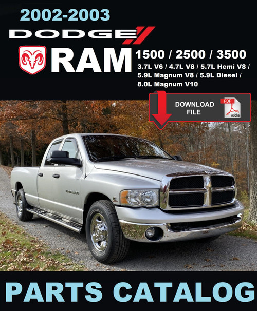 Dodge 2003 Ram 1500 Parts Manual / Parts Catalog