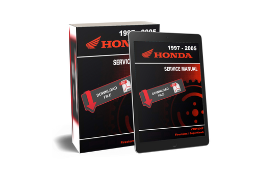 Honda 2000 Firestorm Service Manual