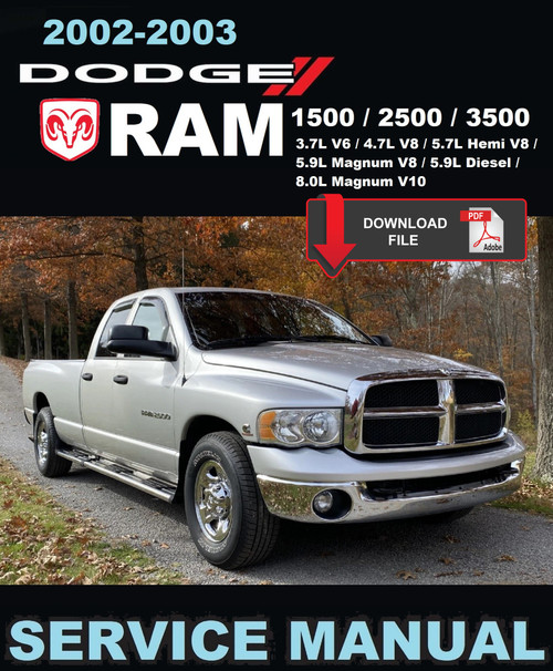 Dodge 2003 Ram 3.7L V6 Service Manual