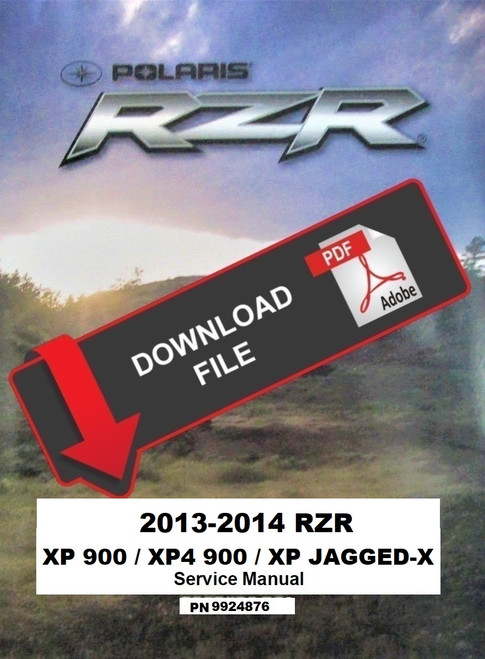 Polaris 2013 RZR XP 4 900 EPS Service Manual
