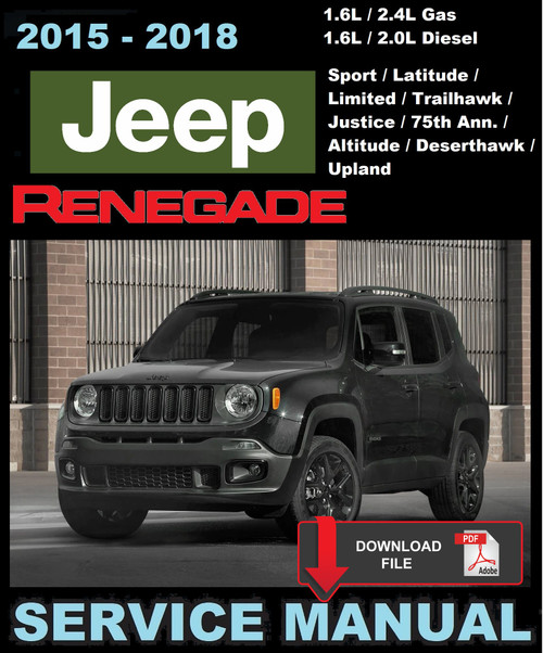 Jeep 2016 Renegade Justice Service Manual