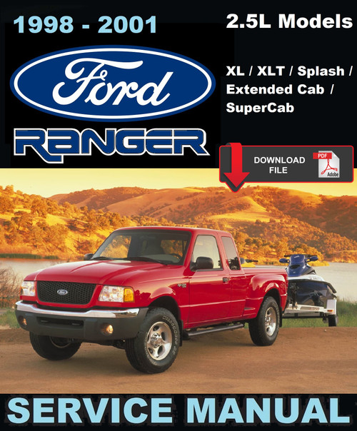 Ford 1998 Ranger 2.5L XL Extended Cab Service Manual