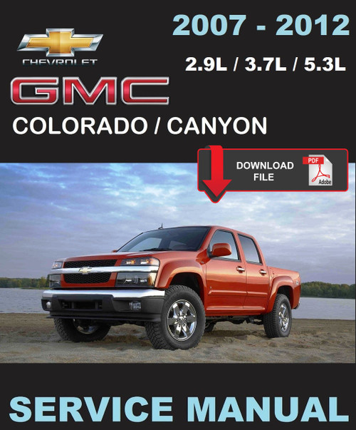 GMC 2008 Canyon 2.9L Service Manual