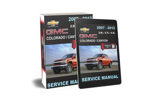 GMC 2012 Canyon 2.9L Service Manual