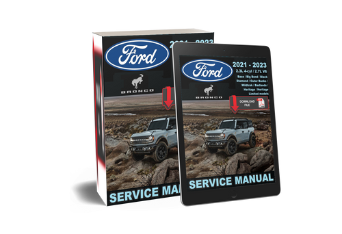 Ford 2023 Bronco Service Manual