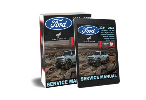 Ford 2023 Bronco Big Bend Service Manual