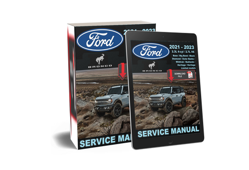 Ford 2023 Bronco Black Diamond Service Manual