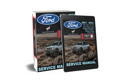 Ford 2021 Bronco Outer Banks Service Manual