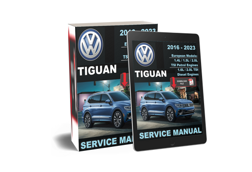 Volkswagen VW 2016 Tiguan 2.0L TDI Diesel Euro Service Manual