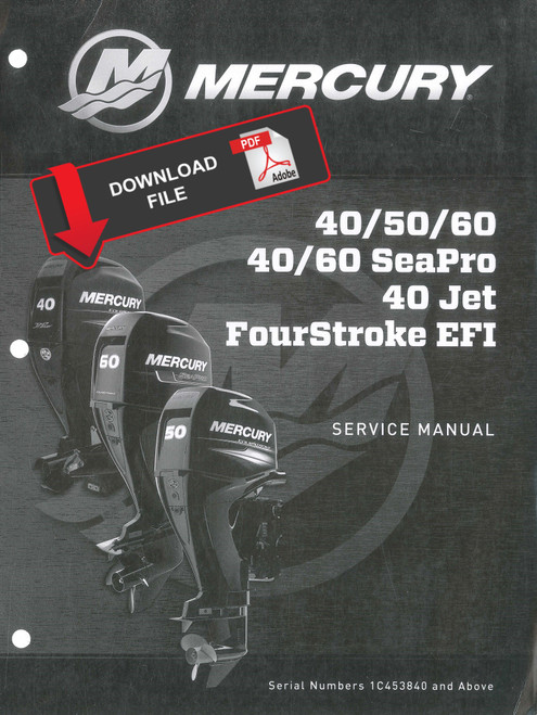 Mercury 60 SeaPro Outboard Motor Service Manual